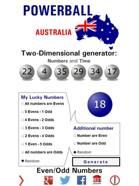powerball australia number generator.